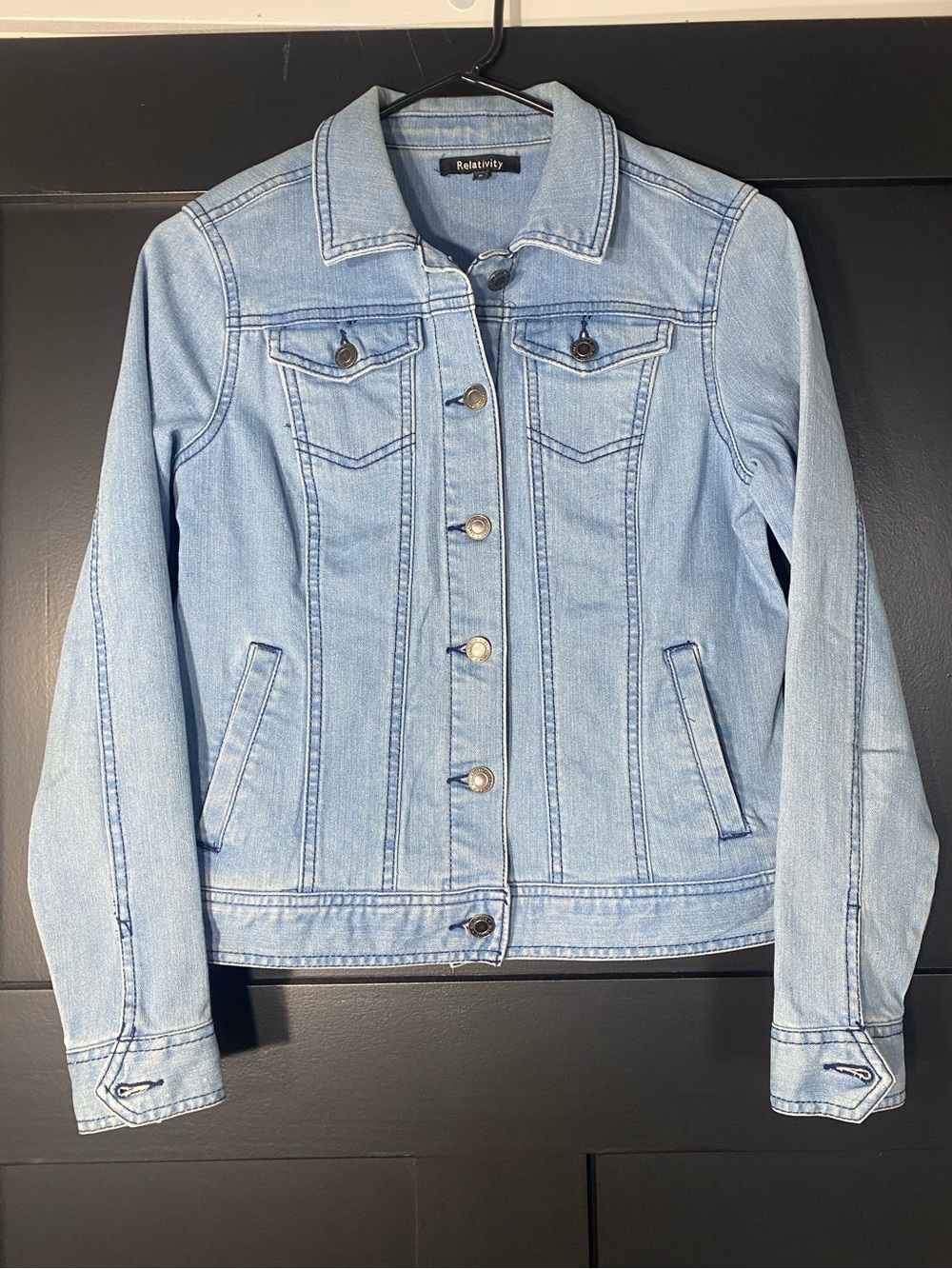 4/$16 Relativity Jean Jacket